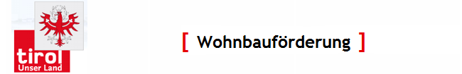 Tiroler Wohnbauförderung
